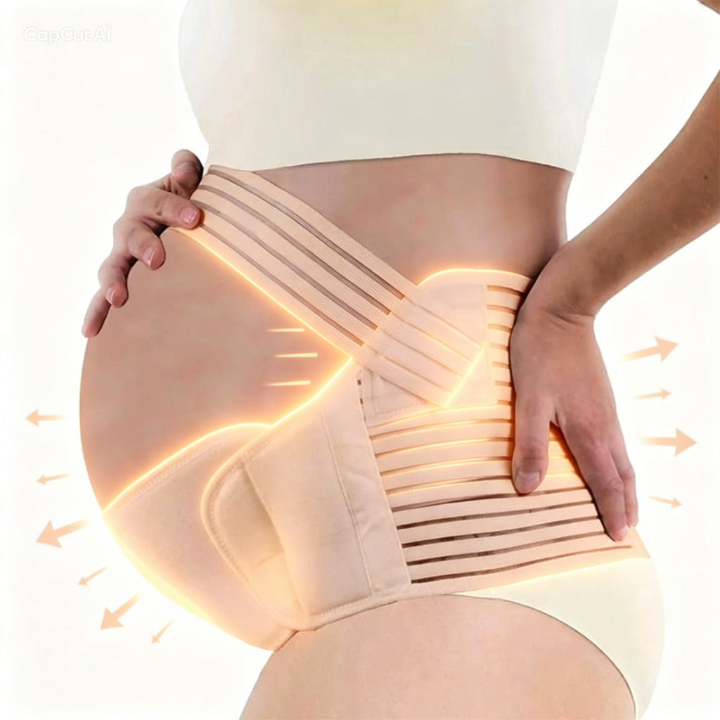 🌸 Pregnancy Back Pain Relief Belt - Instant Belly Support
